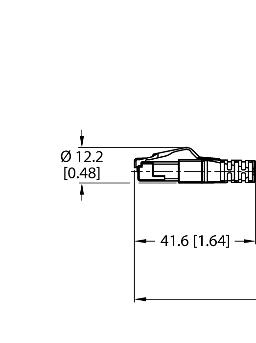 RJ45S-RJ45S-4422-0.5M