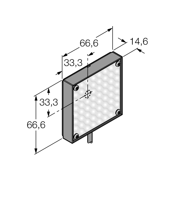 LEDRA62X62W
