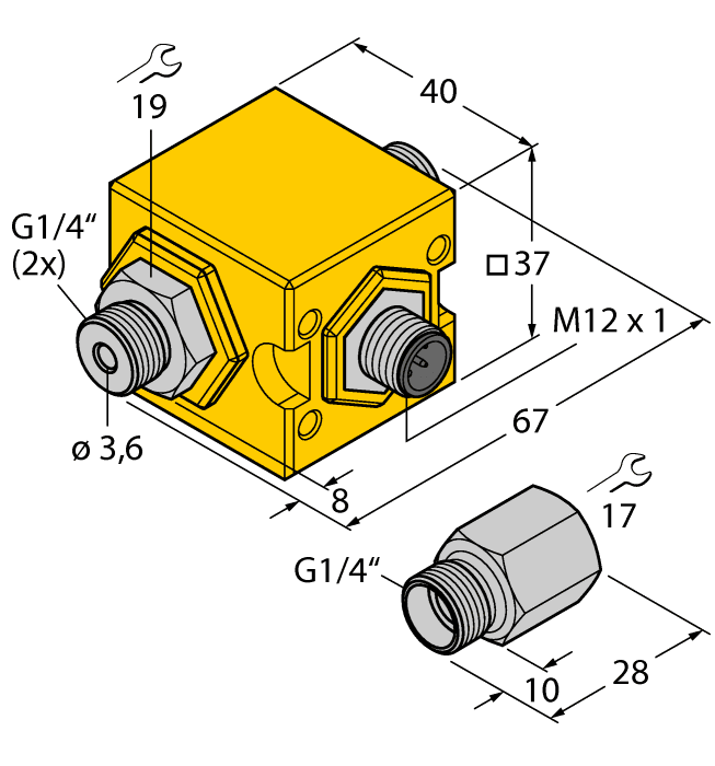 FCIC-G1/4A4P-PL-H1141/1.0
